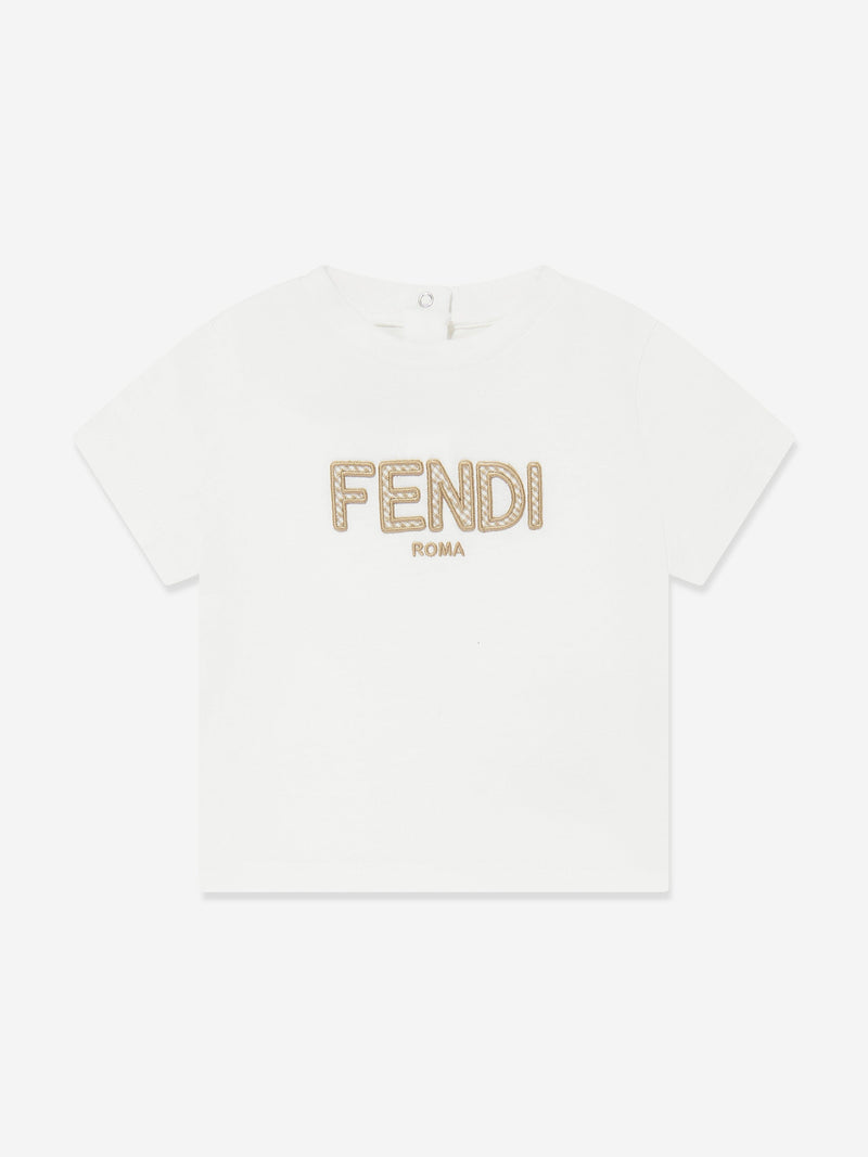 Baby Boys Logo T-Shirt in White