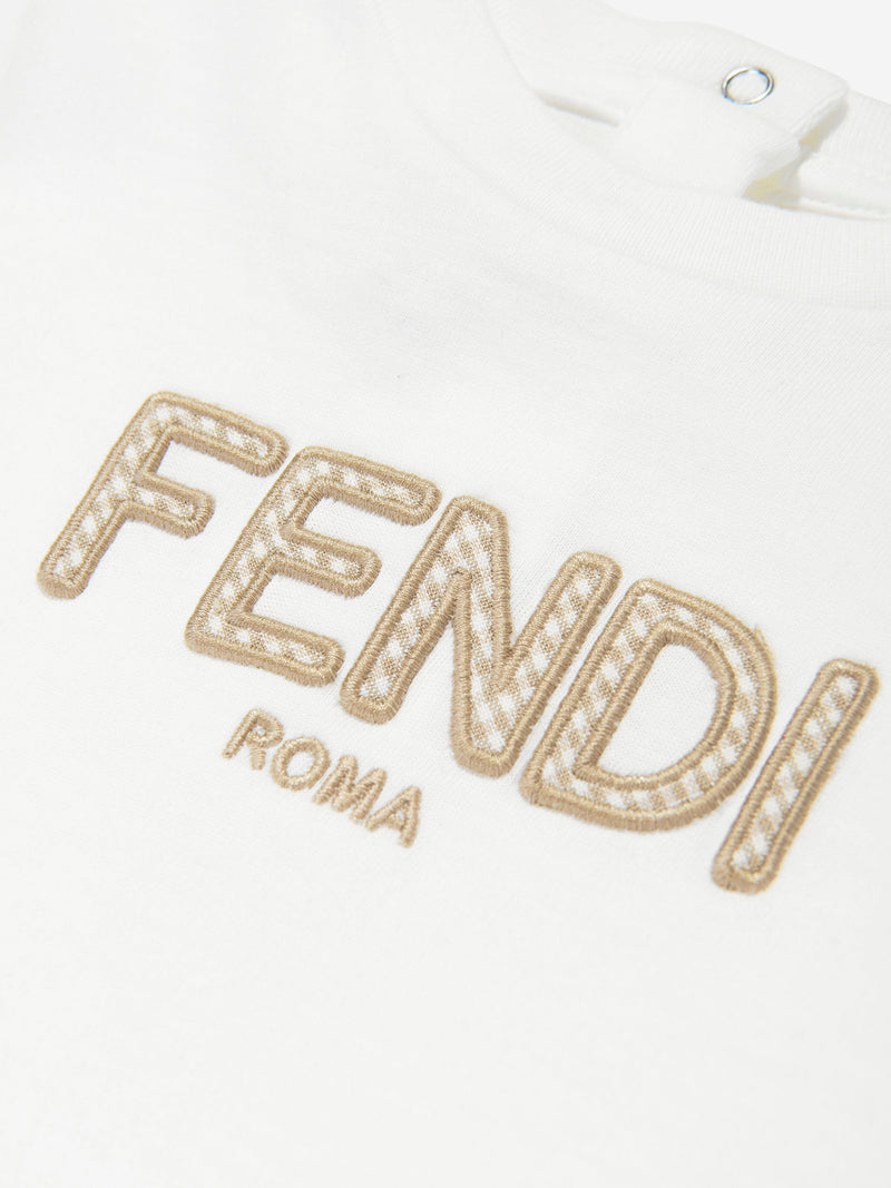 Baby Boys Logo T-Shirt in White