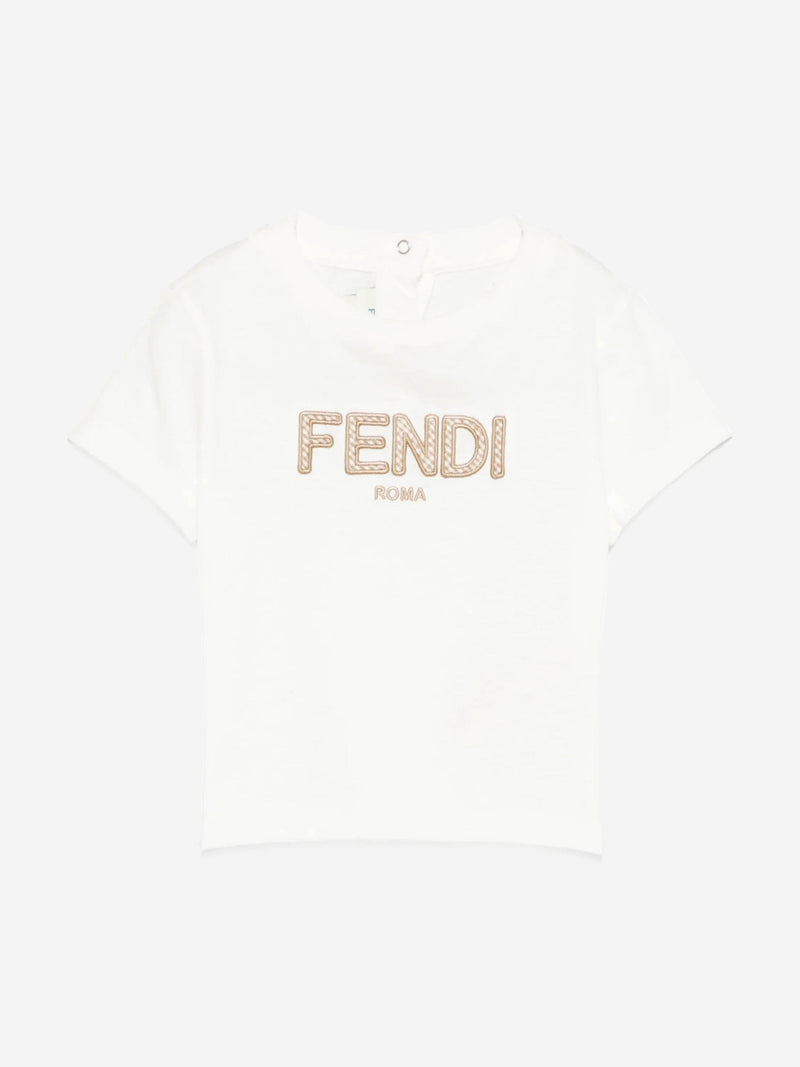 Baby Boys Logo T-Shirt in White
