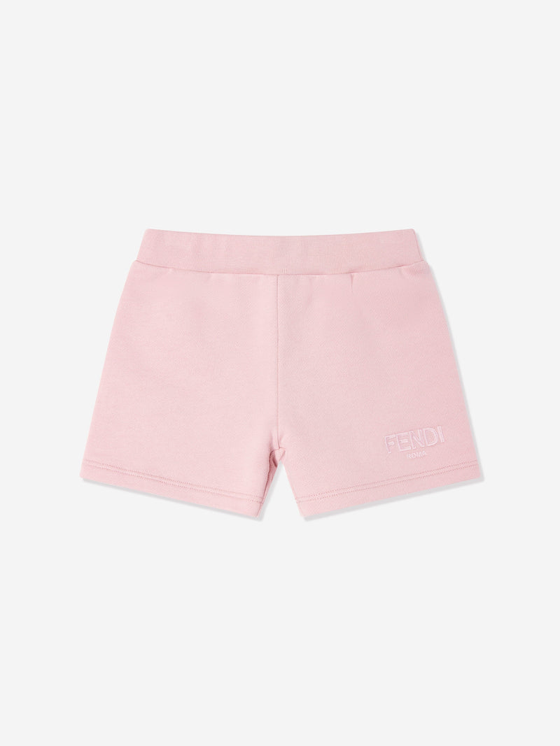 Baby Girls Logo Shorts in Pink
