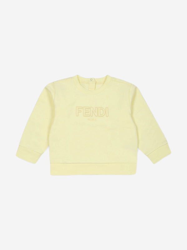 Baby Logo Sweatshirt in Yellow