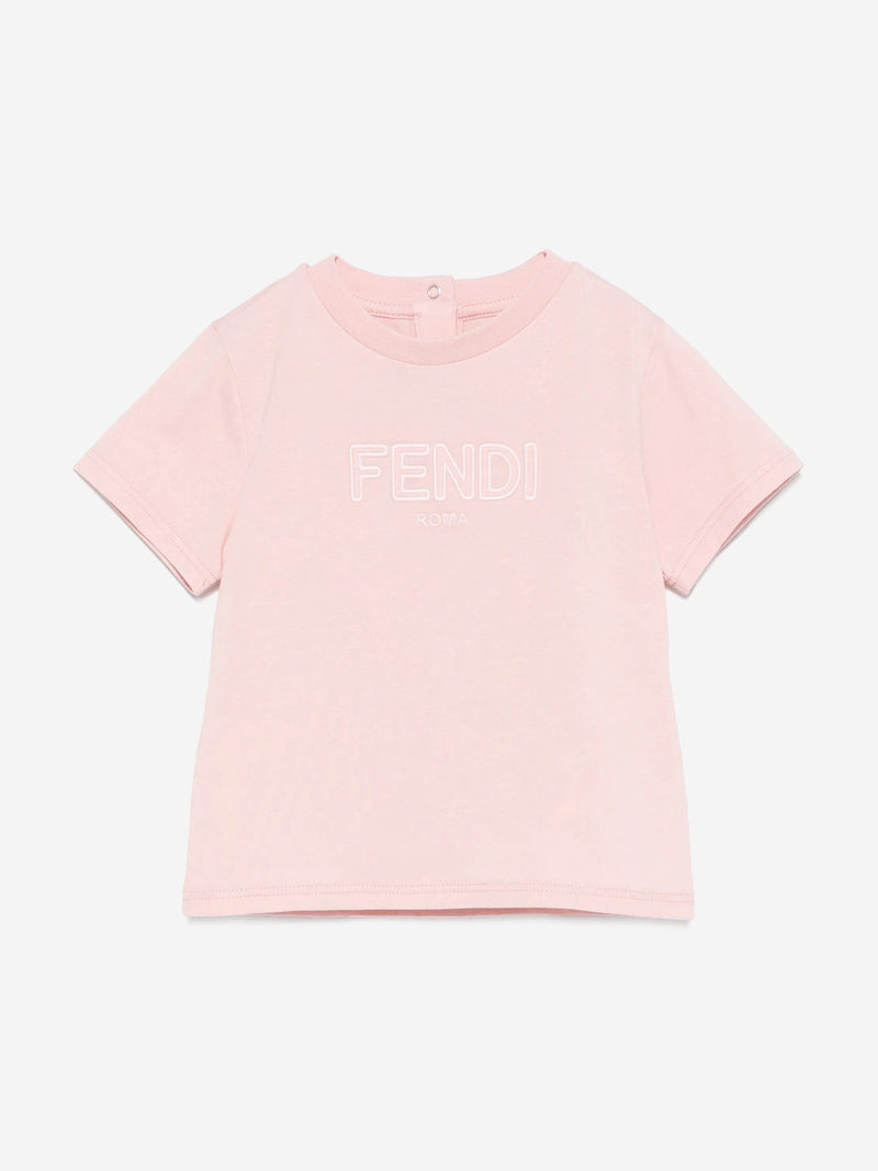 Baby Girls Logo T-Shirt in Pink