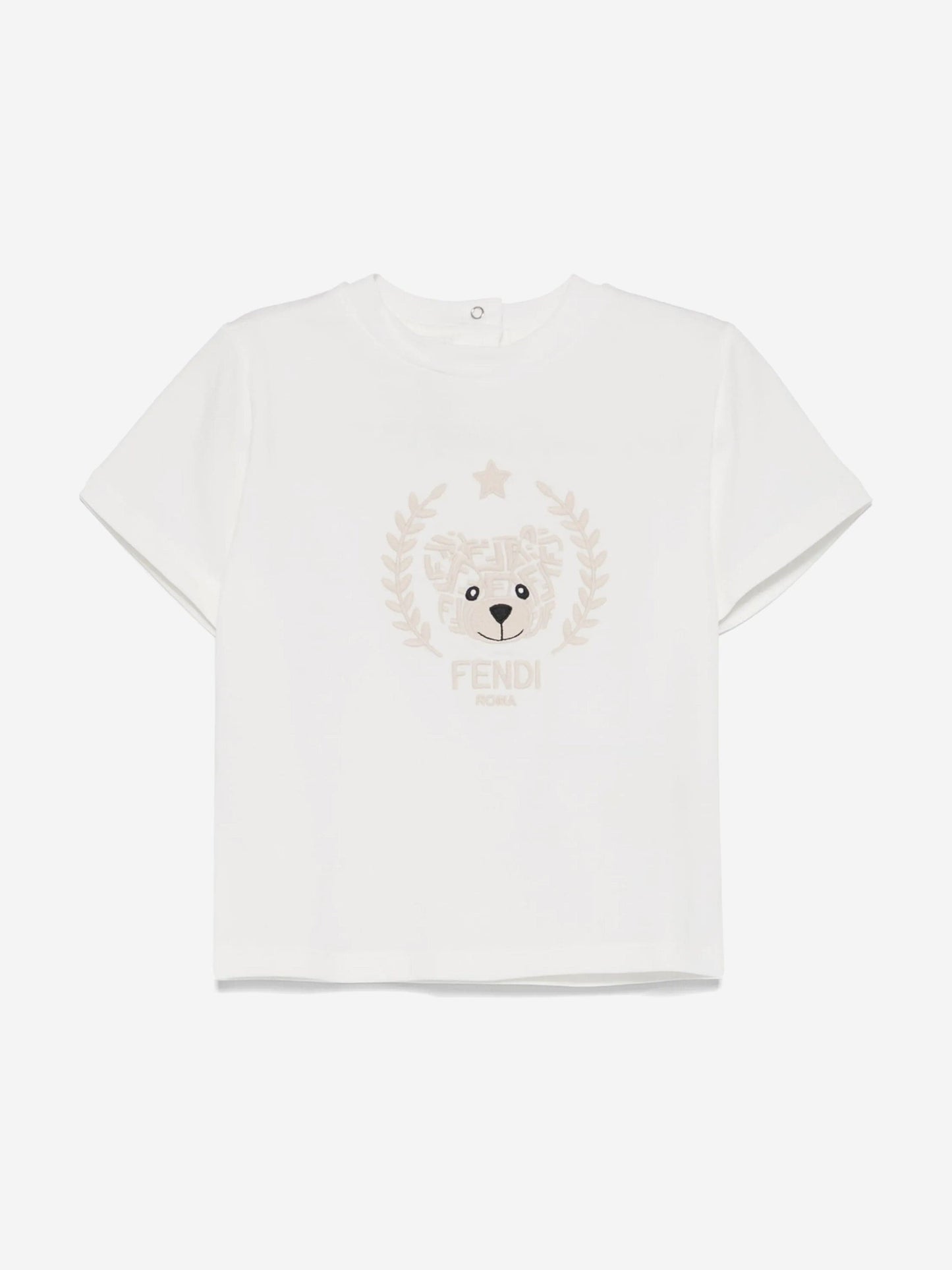 Baby Bear Logo T-Shirt in White
