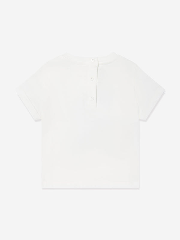 Baby Animal Logo T-Shirt in White