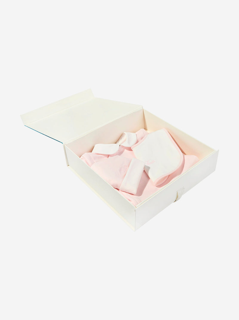 Baby Girls Logo Babygrow Set in Pink