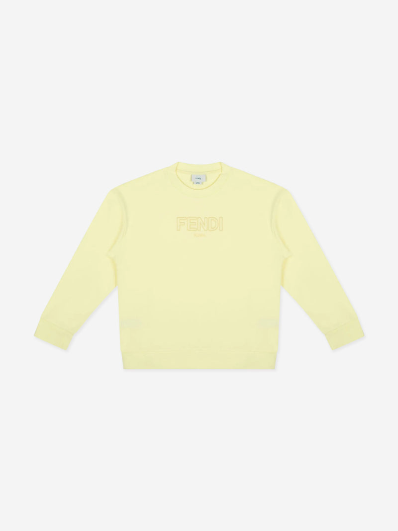 Kids Logo Sweatshirt in Yellow