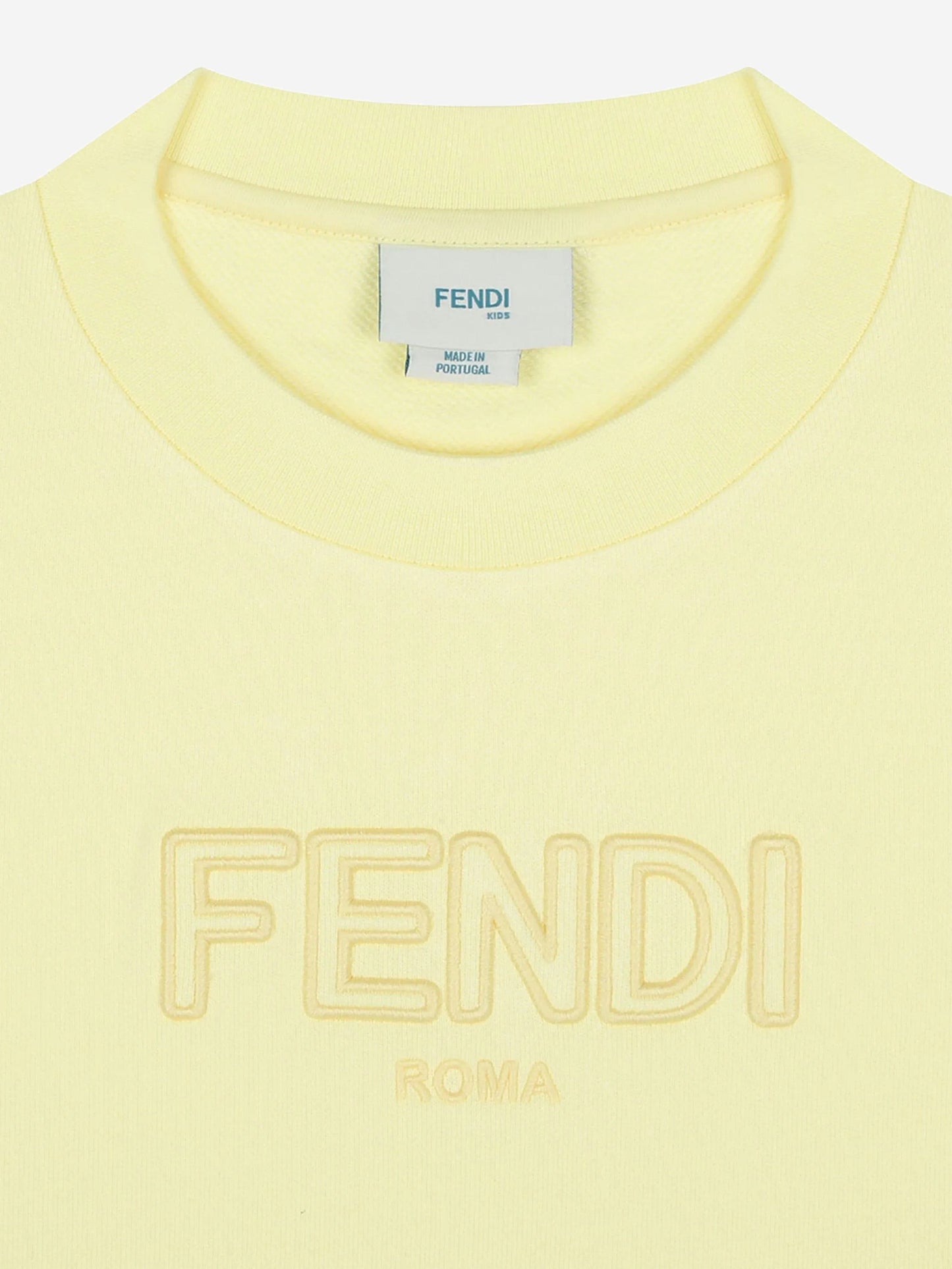 Kids Logo Sweatshirt in Yellow