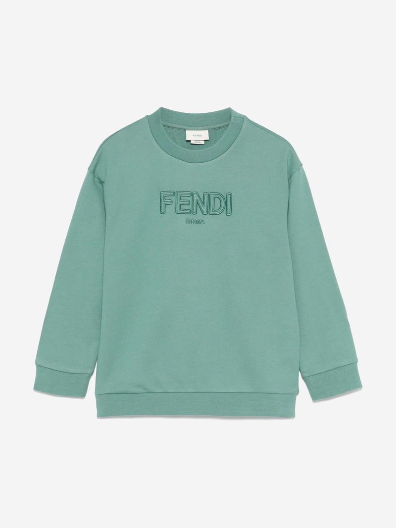 Kids Logo Sweatshirt in Green