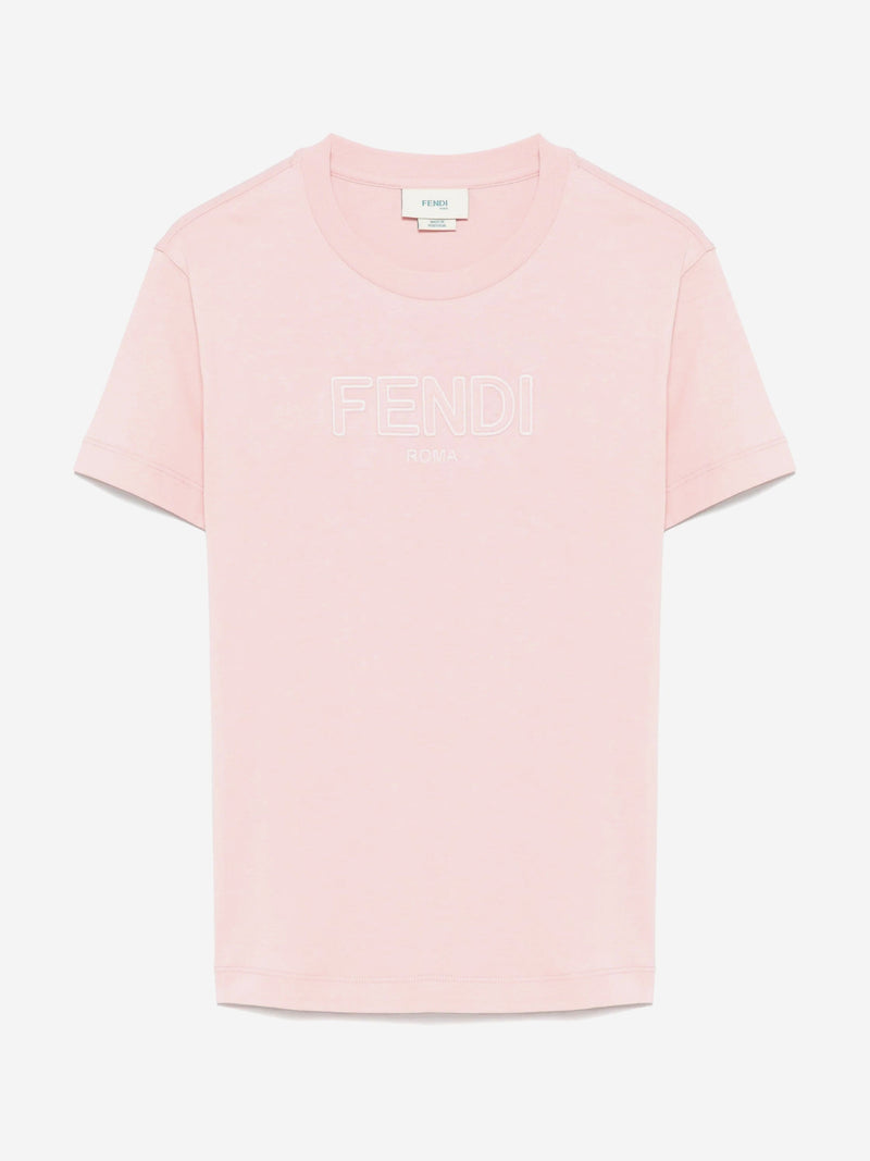 Girls Logo T-Shirt in Pink