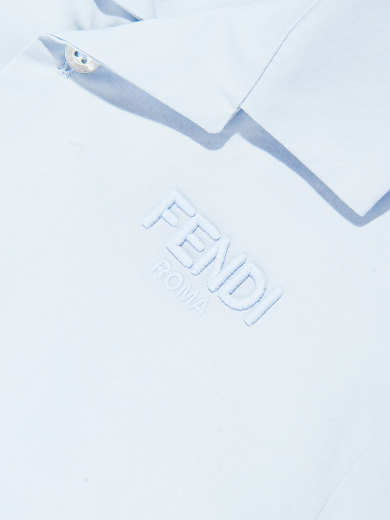 Baby Boys Logo Shirt in Blue