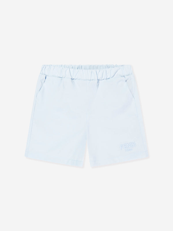 Baby Boys Logo Shorts in Blue