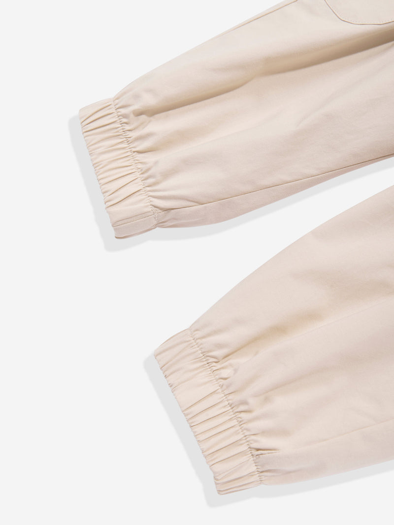 Baby Boys Cargo Trousers in Beige