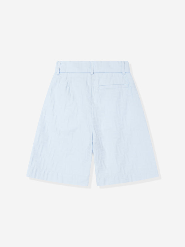 Boys FF Jacquard Shorts in Blue