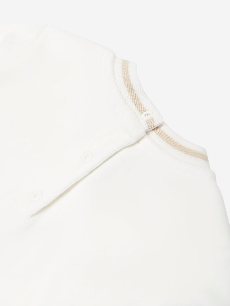 Baby Bear Chenille Sweatshirt in White