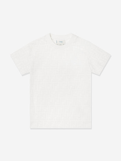 Kids FF Logo T-Shirt in White