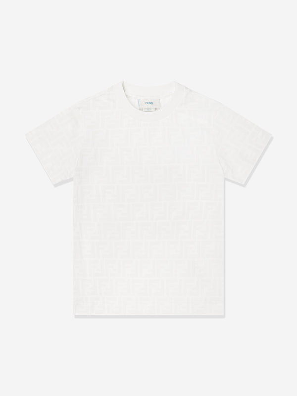 Kids FF Logo T-Shirt in White
