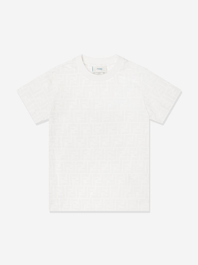 Kids FF Logo T-Shirt in White