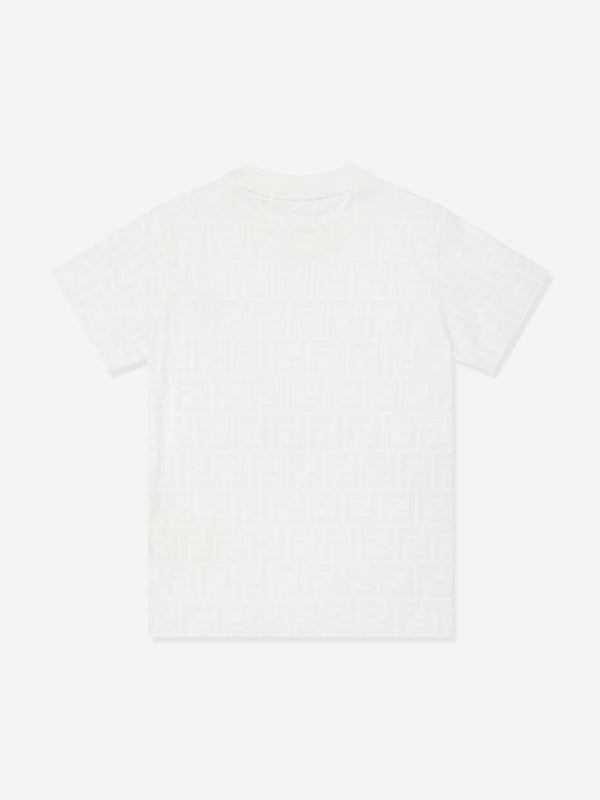 Kids FF Logo T-Shirt in White