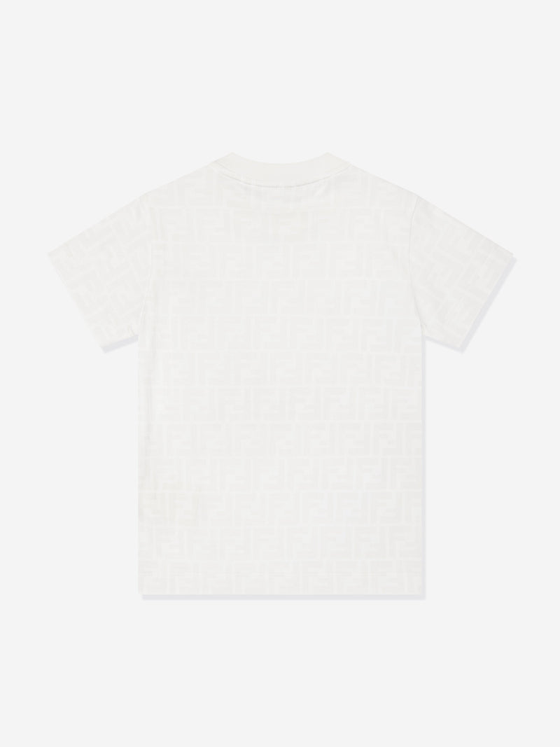 Kids FF Logo T-Shirt in White