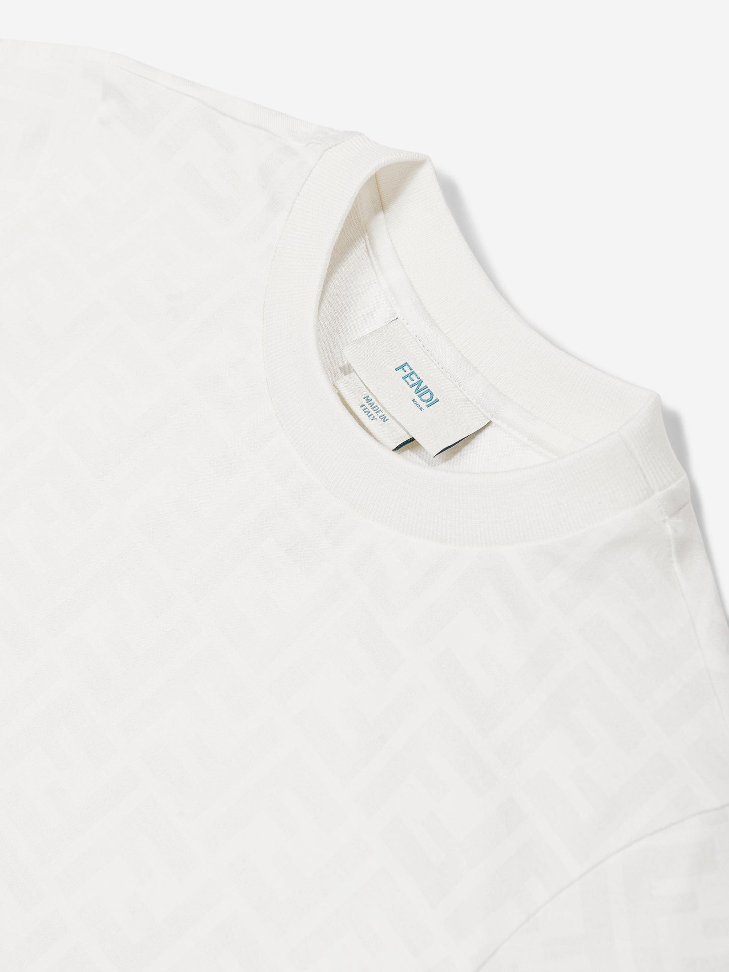 Kids FF Logo T-Shirt in White