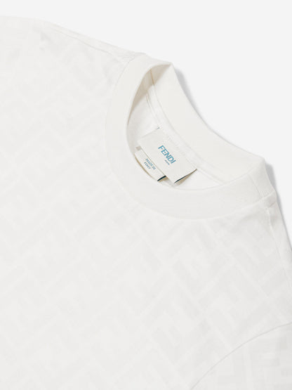 Kids FF Logo T-Shirt in White