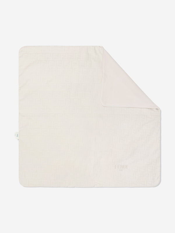 Baby Logo Blanket in Beige (80cm)
