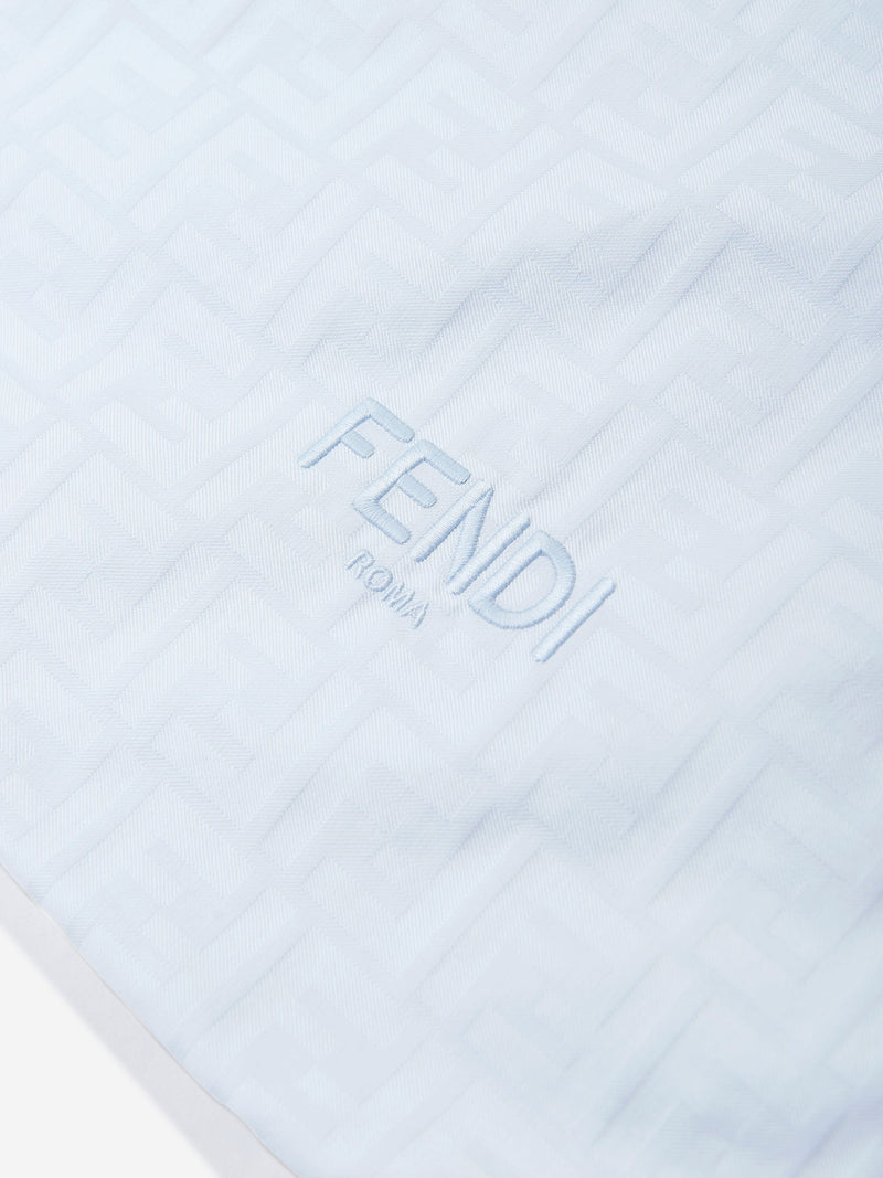 Baby Boys Logo Blanket in Blue (80cm)