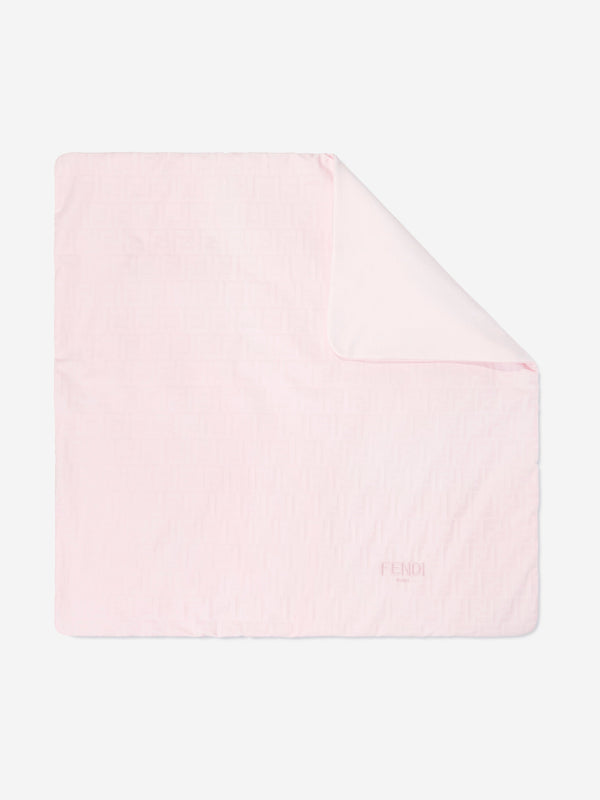 Baby Girls Logo Blanket in Pink (80cm)