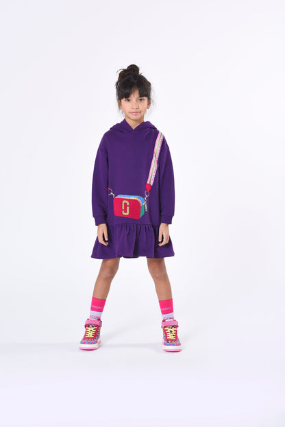 MARC JACOBS 女童连帽毛衣裙（紫色）