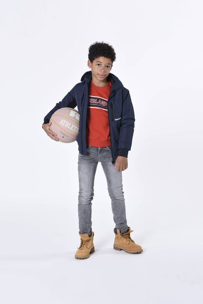 Timberland 男童修身牛仔裤（灰色）