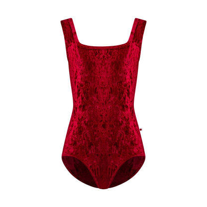 女童红色"Marieke/CV-Dark Red/CV-Dark Red"丝绒芭蕾舞连体衣