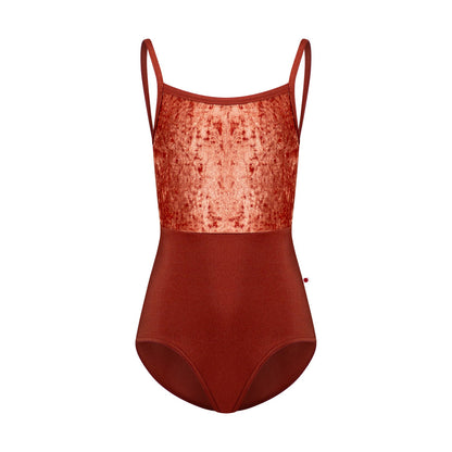 女童深红色"Daniela/N-Bronze/CV-Amaretto/N-Bronze"芭蕾舞连体衣