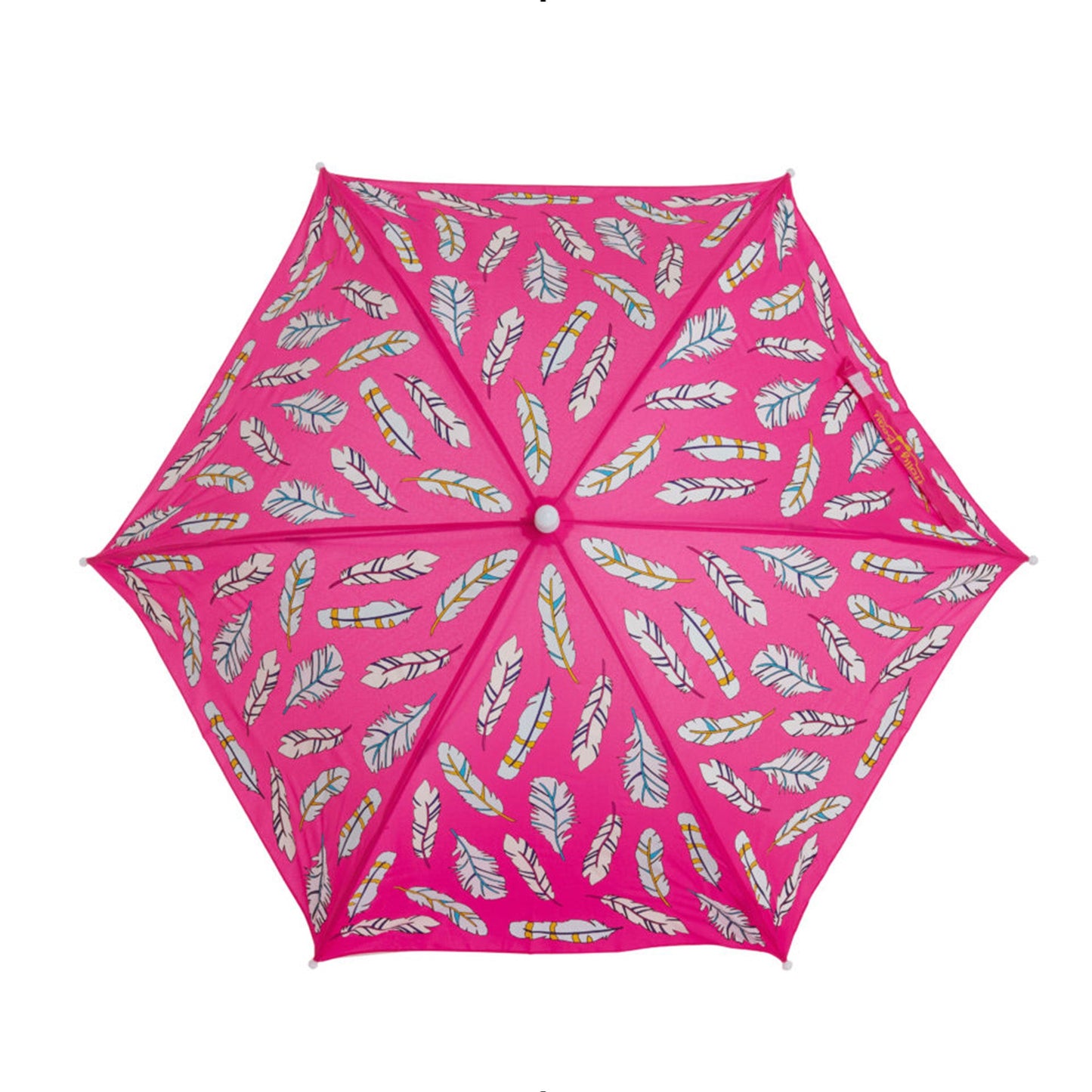 Pink Feather Umbrella