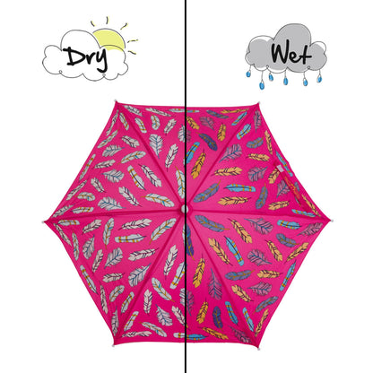 Pink Feather Umbrella