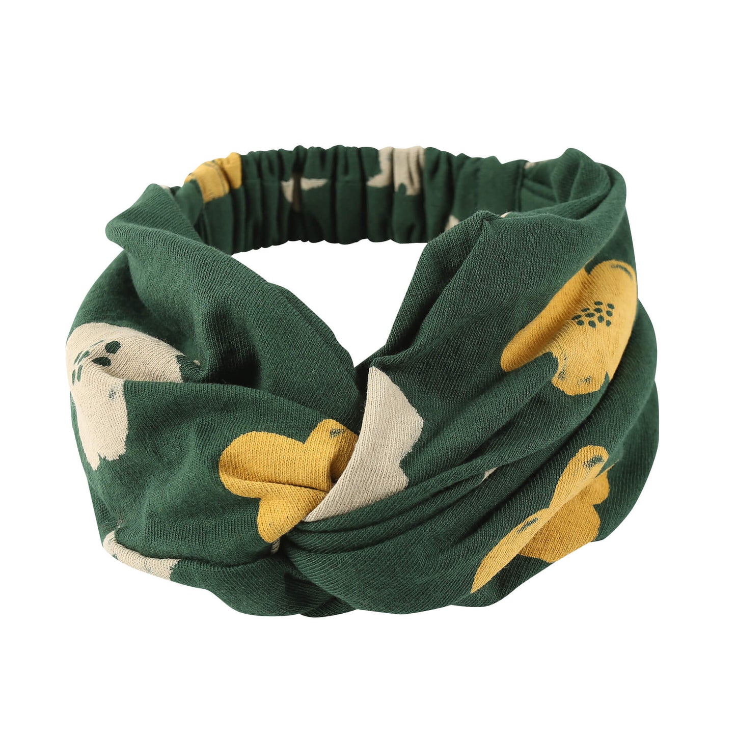 Girls Green Flower Headband