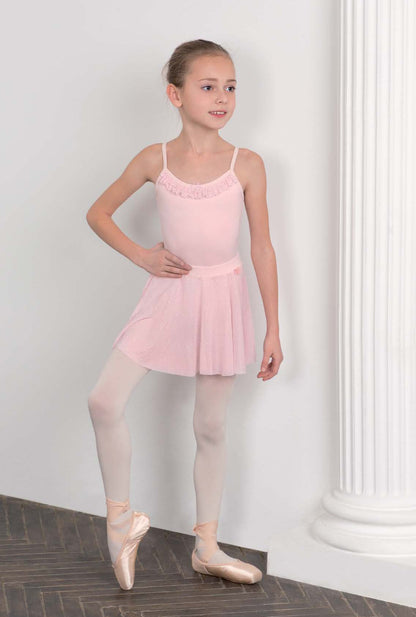 女童粉色芭蕾舞连体衣