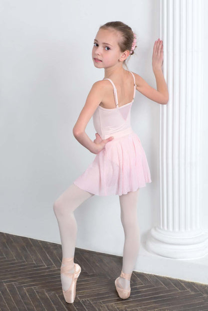 女童粉色芭蕾舞连体衣