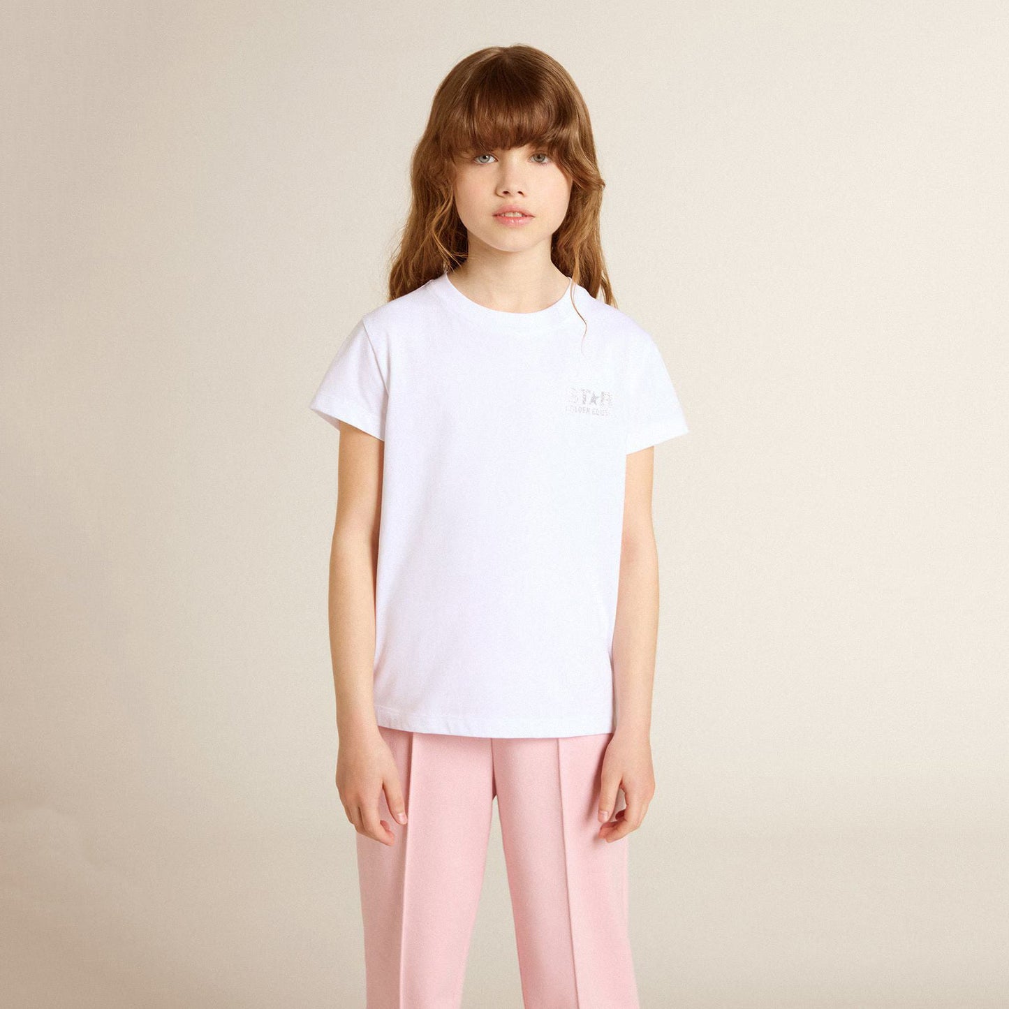 儿童白色棉T恤