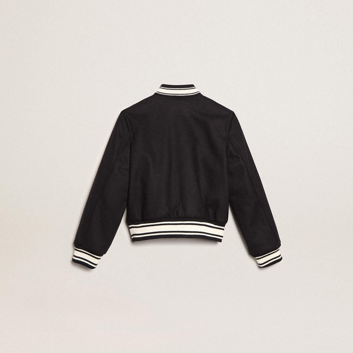 女童藏青色羊毛棉服