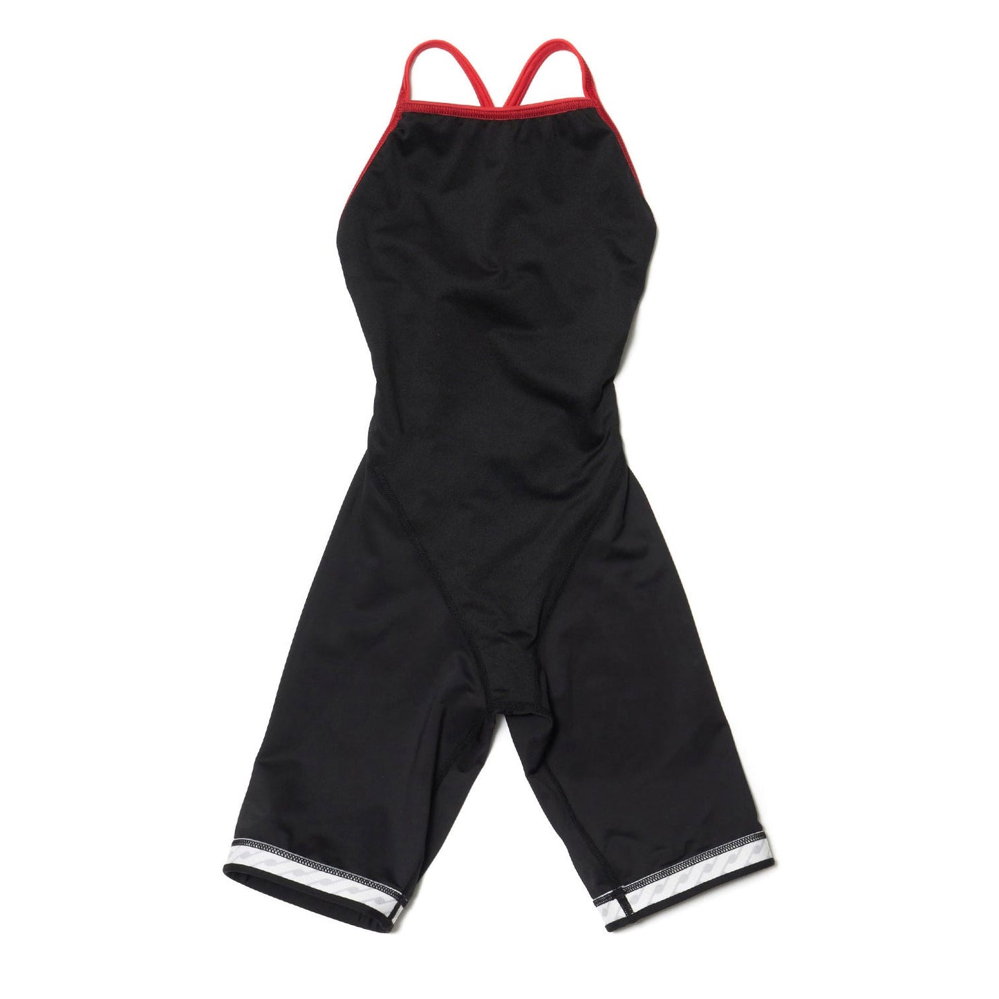 女童黑色五分专业泳衣