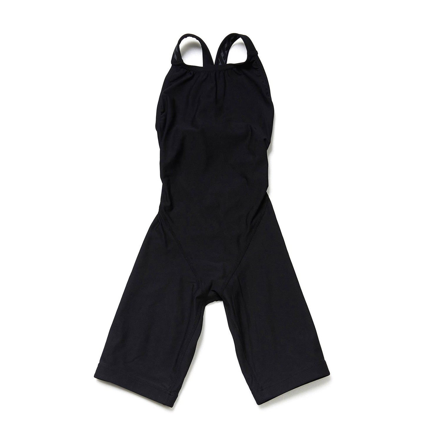 女童黑色五分专业泳衣