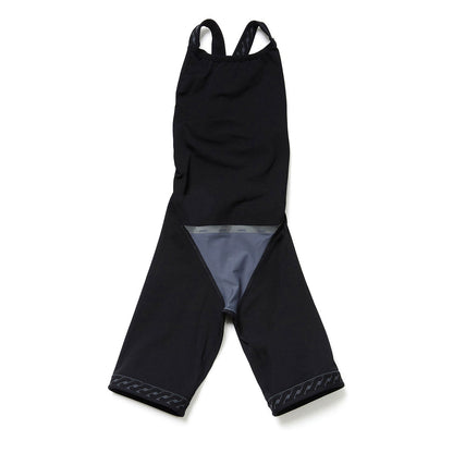 女童黑色五分专业泳衣