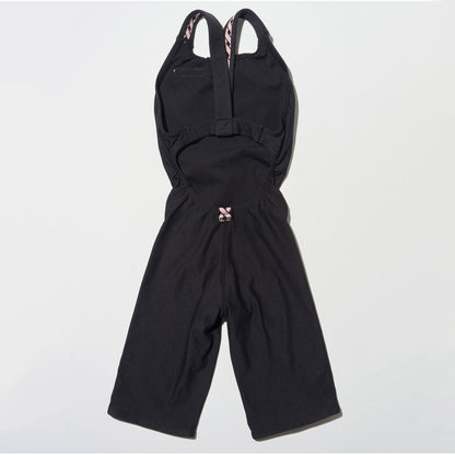 女童黑色五分专业泳衣