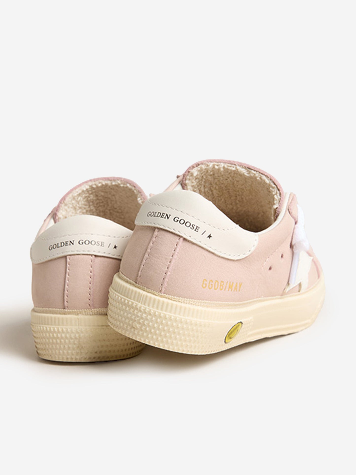 Golden Goose 女童皮革 Star May 运动鞋（粉色）