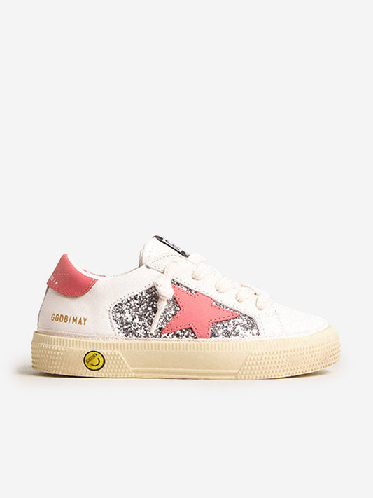 Golden Goose Girls 亮片皮革 Star May 运动鞋（多色）