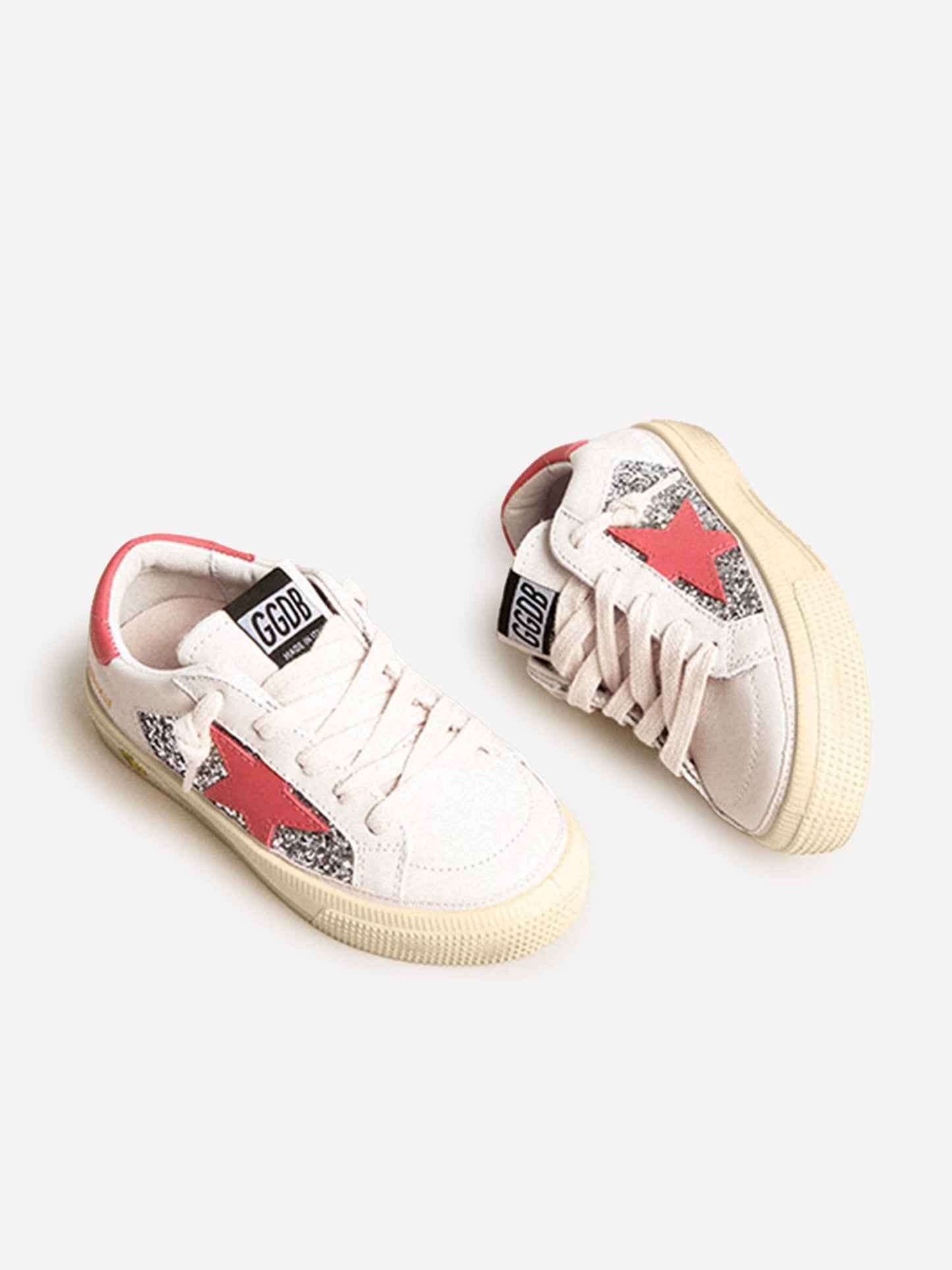 Golden Goose Girls 亮片皮革 Star May 运动鞋（多色）