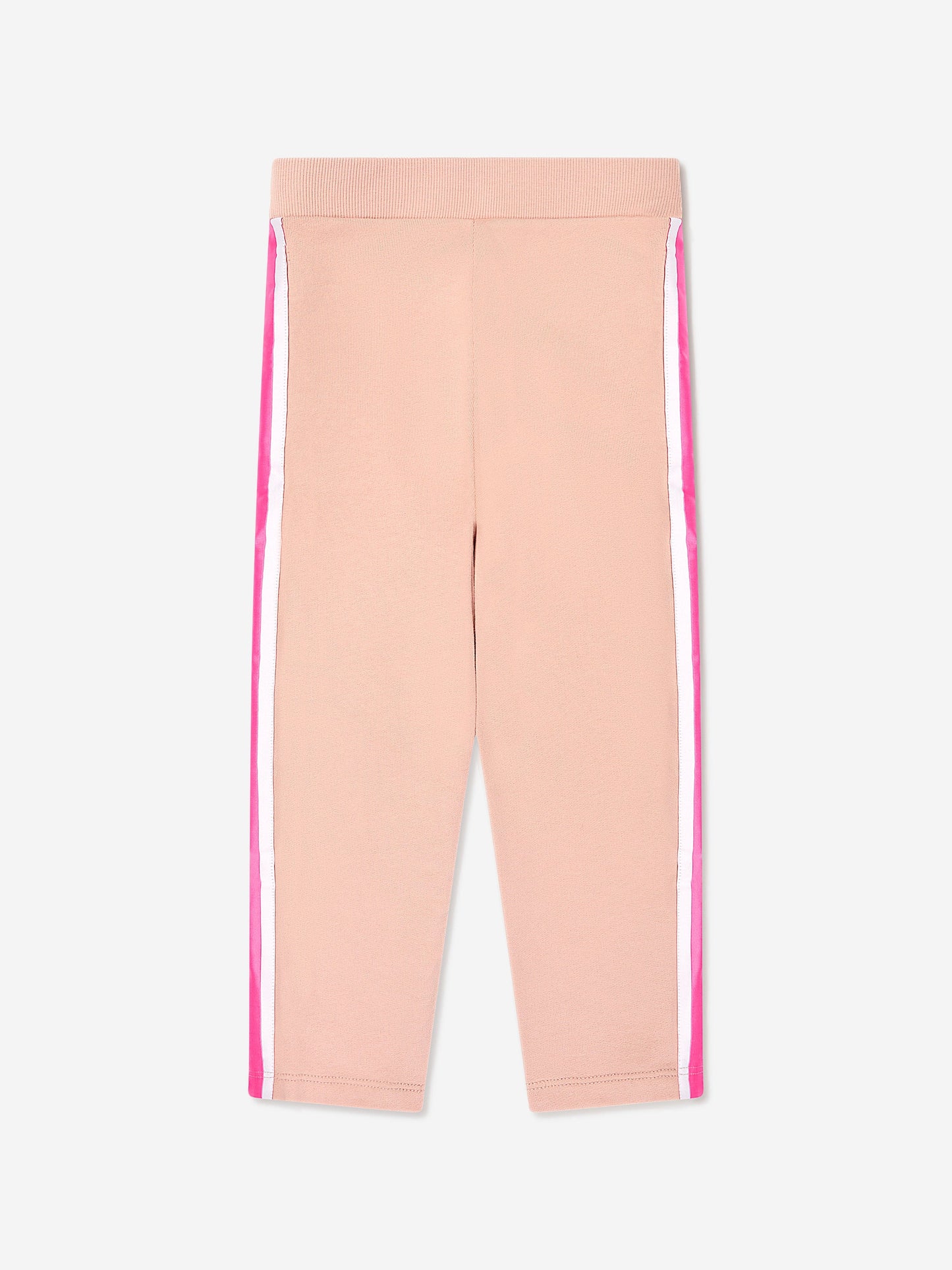 米色 Guess 女童徽标慢跑裤
