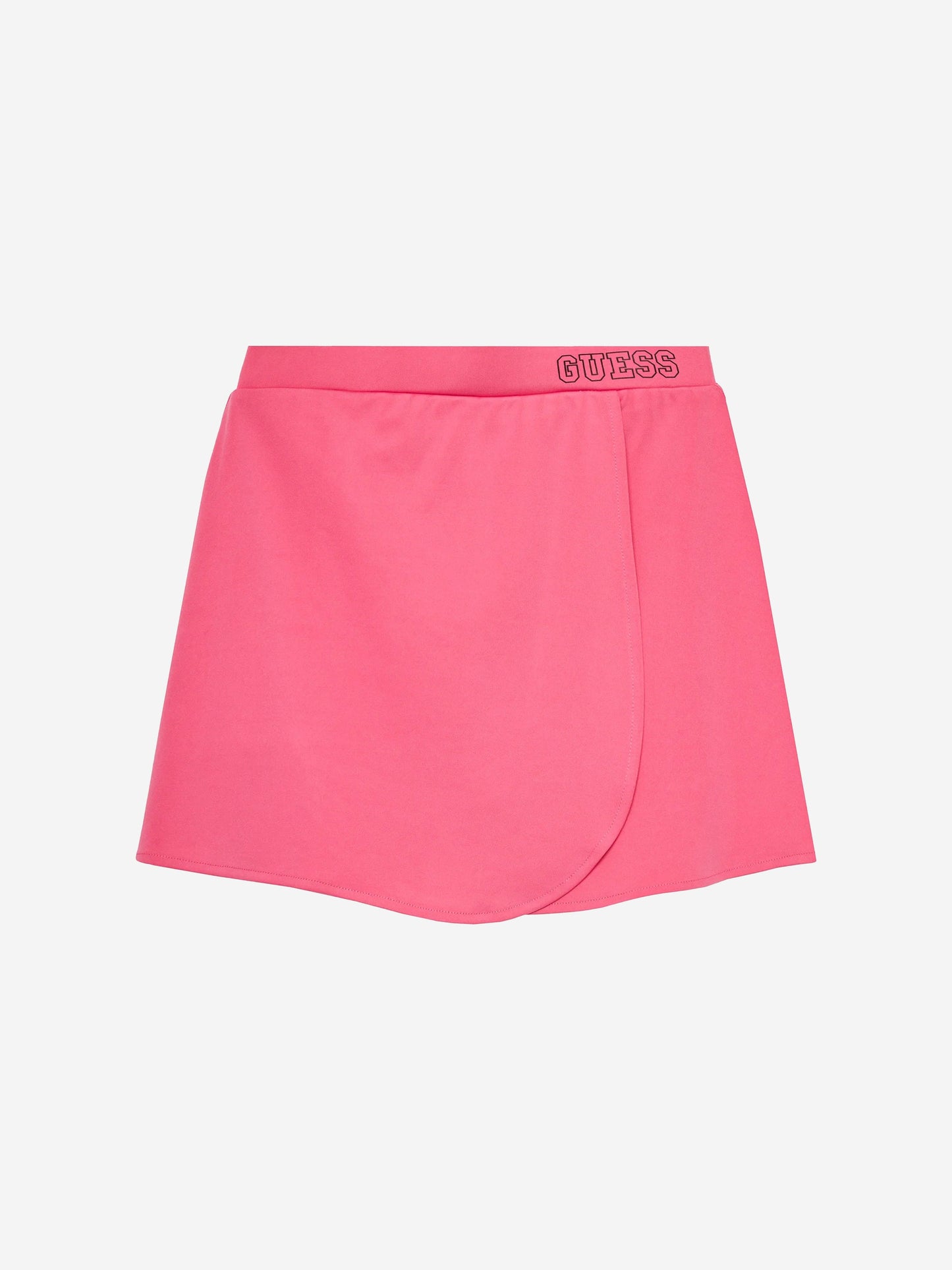 Guess 女童 T 恤和短裙套装（白色）