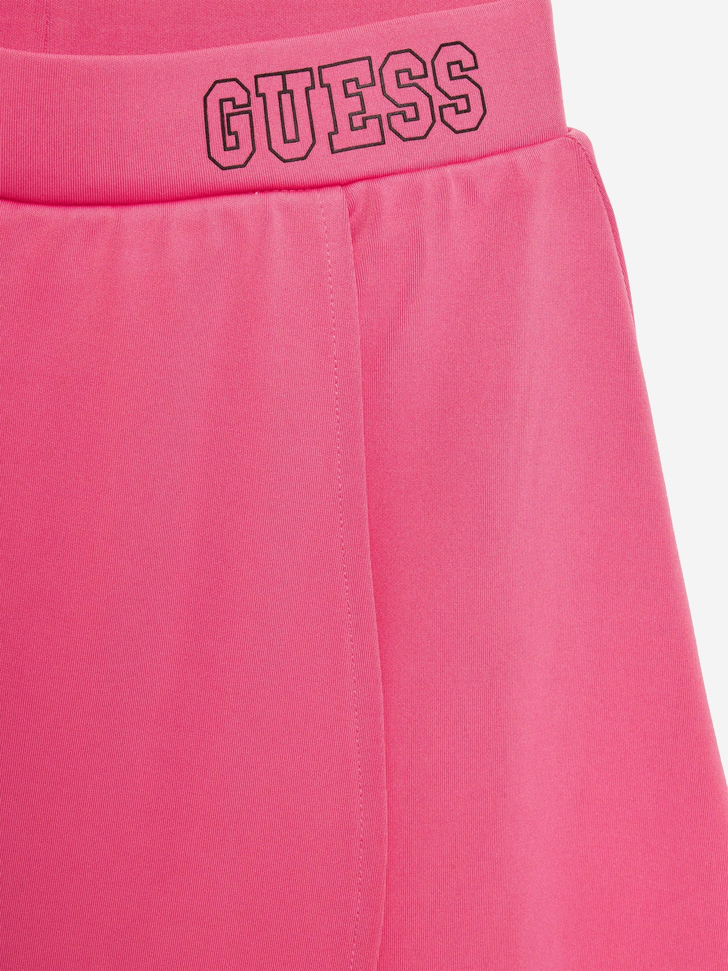 Guess 女童 T 恤和短裙套装（白色）