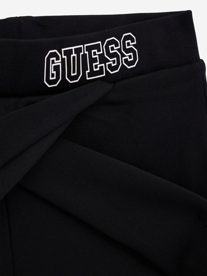 Guess 女童 T 恤和短裙套装（粉色）